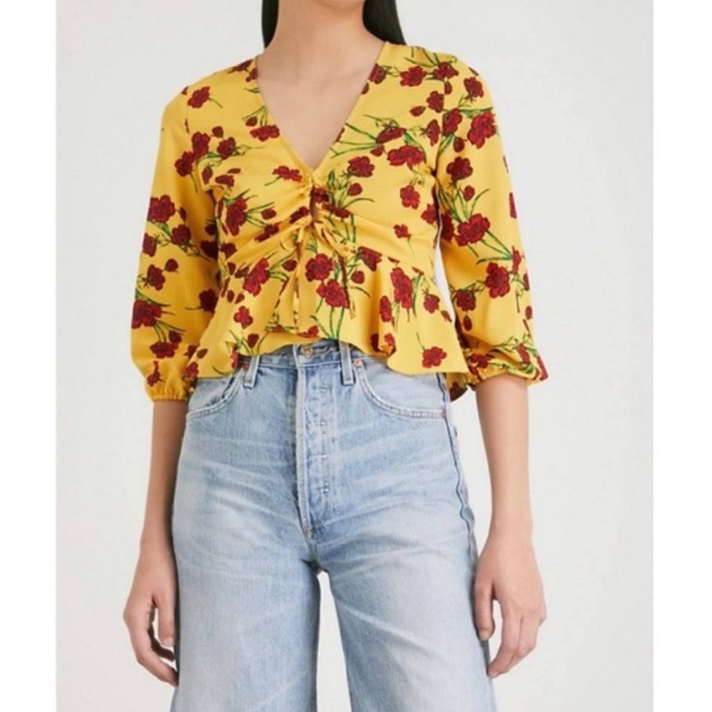 TopShop Peplum Blouse